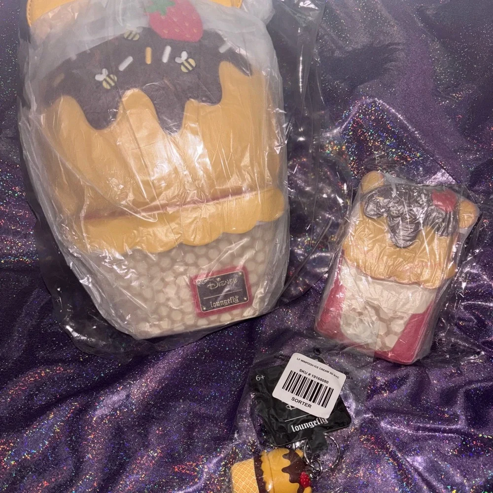 Winnie the Pooh Ice cream Exclusive Loungefly Set